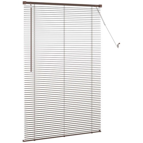  Venecijanska roleta Tamno smeđa s uzorkom 150 x 70 cm PVC Slike