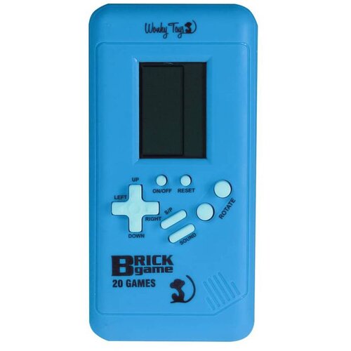 Wonkey Toys konzola brick game mini (20 games) - blue Cene