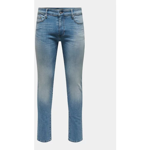 Only & Sons Jeans hlače Sloom 22028263 Modra Slim Fit
