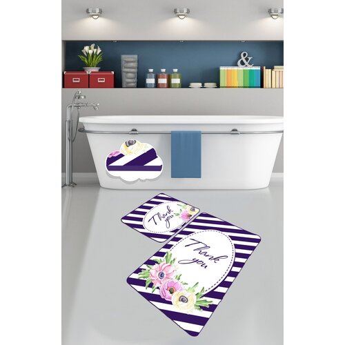  Thank You Multicolor Bathmat Set (2 Pieces) Cijene