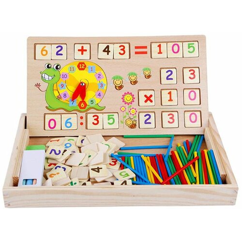 Drvena kutija za učenje brojeva Slike