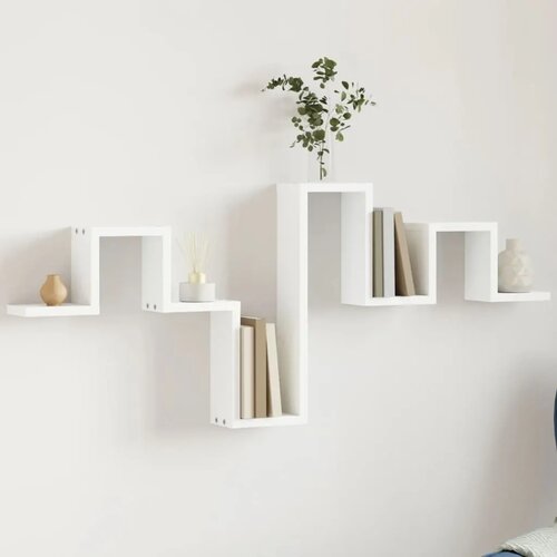  Zidna polica bijela 104 5 x 10 x 43 cm od konstruiranog drva - OUTLET - NEPREUZETO Cijene