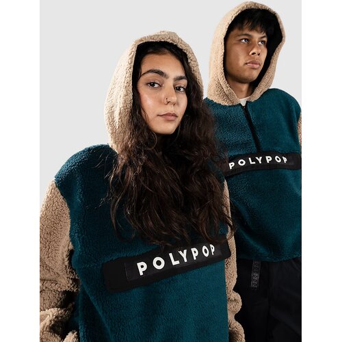 Polypop Fern Cut And Sew Sherpa Pulover iz flisa petrol Cene