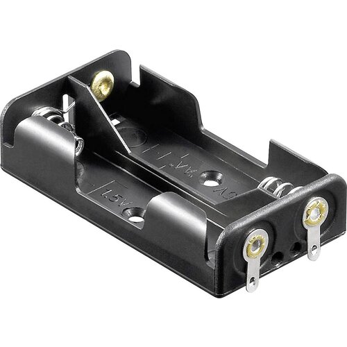 Goobay 46552 nosilec baterij 2x Mignon (AA) spajkalni priklop (D x &Scaron; x V) 58 x 32 x 14.5mm Držalo za baterijo L za 2 Mignon (D x &Scaron; x V) 58 x 32, (20829053) Cene