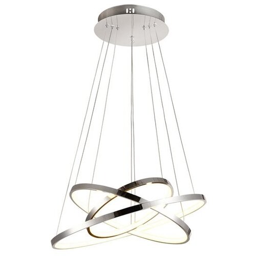 Candellux luster/visilica-lune viseća lampa 50 okrugla trostruka 60W led 4000K hrom Slike