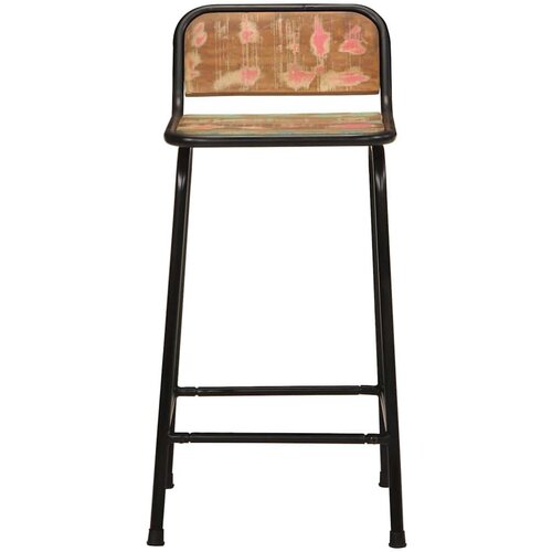 VidaXL barski stolci 4 kom 46x35,5x80 cm masivnog obnovljenog drva Slike