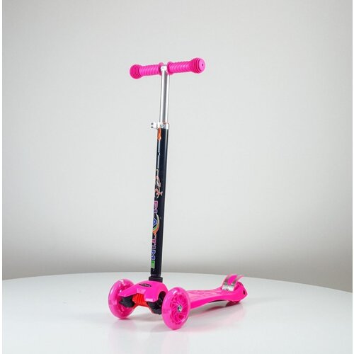 Olimp Sport Trotinet za decu jednobojni sa svetlećim točkićima Roze Cene