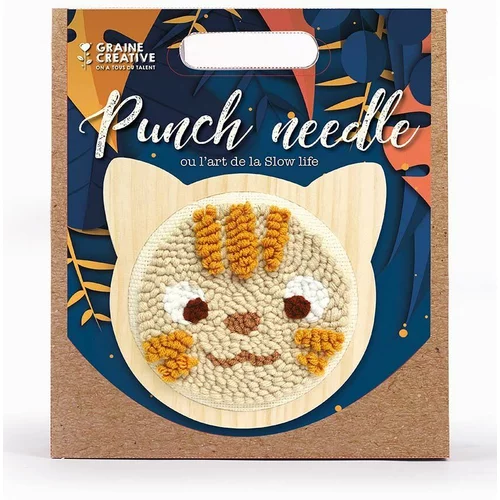 Graine Creative Set za vezenje Cat Punch Needle Kit