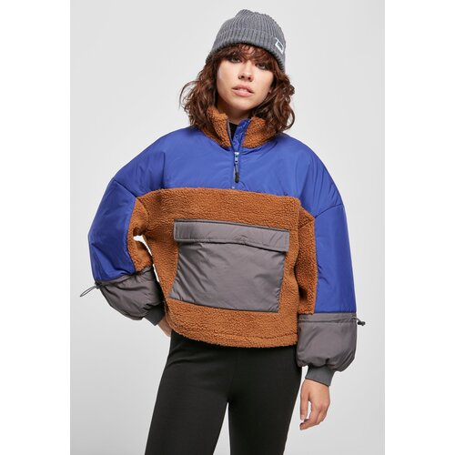 Urban Classics Women&amp;#039;s Sash Three-Color Tug Jacket Caramel/Blue-Purple Slike