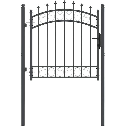  Vrata ograde s bodljama EMMEN 100 x 100 cm Slike
