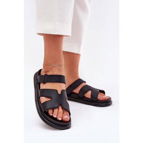 Boto Rubber Women's Slippers With Strap Black Tavirae Cene