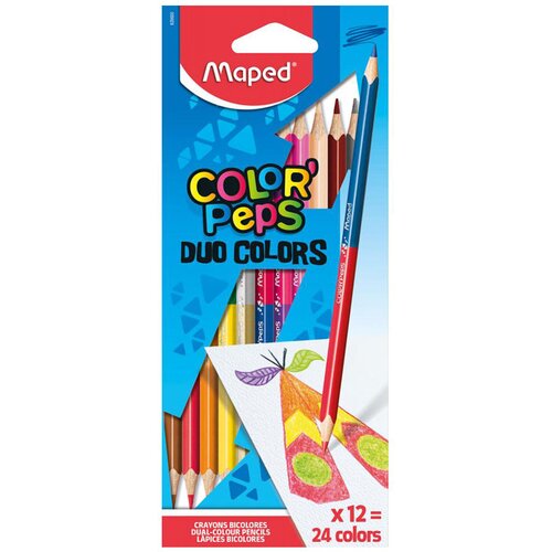 Maped Barvice Color&amp;amp;apos;peps Duo, 12 kosov Slike