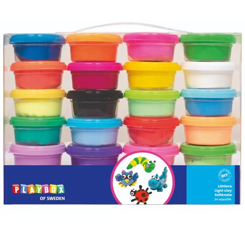 Playbox 24-delni set zračno sušeče gline Cene