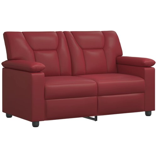  Set sofe 2 pcs Vinska crvena Umjetna koža Slike