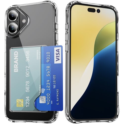 INF Prozoren akrilni etui za telefon z režo za kartico, združljiv z iPhone 17, (5000274953) Cene