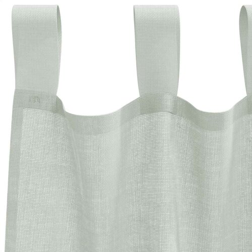 Voile zavjese s petljama 2 kom svijetlo sive 140x245 cm Slike