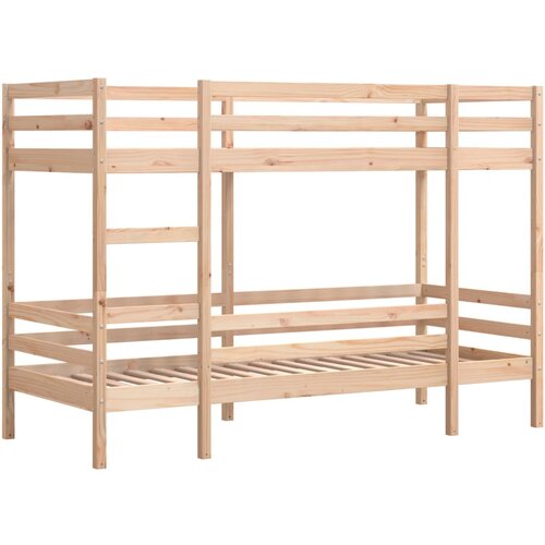 vidaXL Krevet na kat 90 x 200 cm od masivne borovine Cene