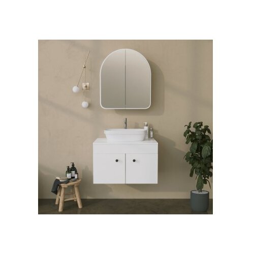 Hanah home Hope Cabinet Kupaonski ormarić, sivi Slike