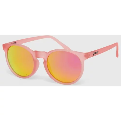goodr Sončna očala Circle Gs Influencers Pay Double roza barva, GO-540787
