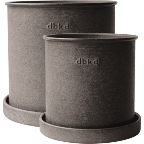  PLANT POT small, 2 seta - brown Cene