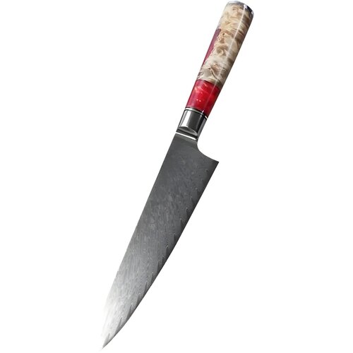  Damaskasti kuhinjski nož HA-35095 - Big Chef / Crvena KP35095 Slike