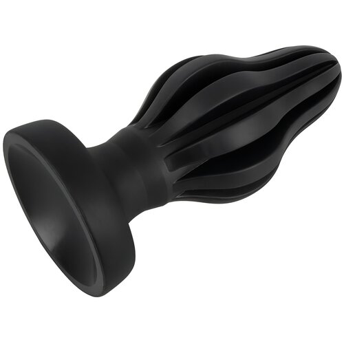 Anos Super Soft Butt Plug Black 15,8cm Slike