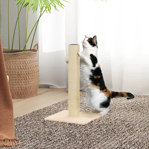 vidaXL Grebalica za mačke krem 22 x 22 x 45 cm Cene