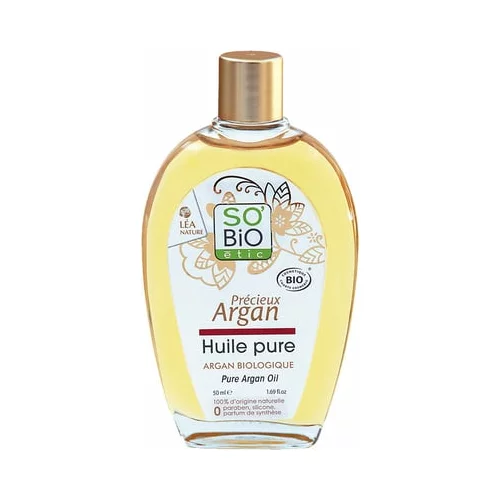 SO’BiO étic Arganovo olje čisto in biološko - 50 ml