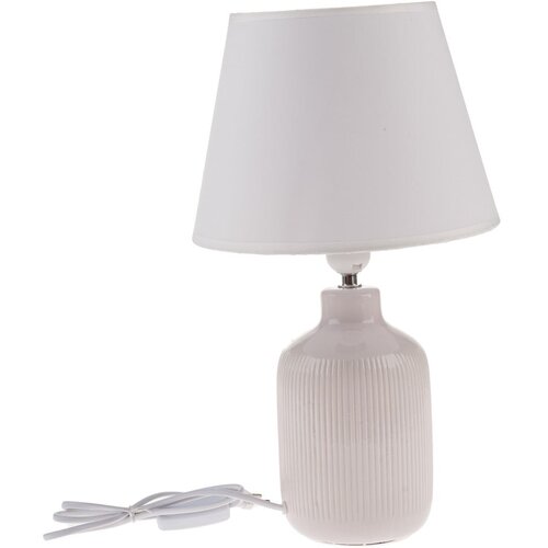Dakls Krem stolna lampa s tekstilnim sjenilom (visina 41 cm) &amp;ndash; Slike