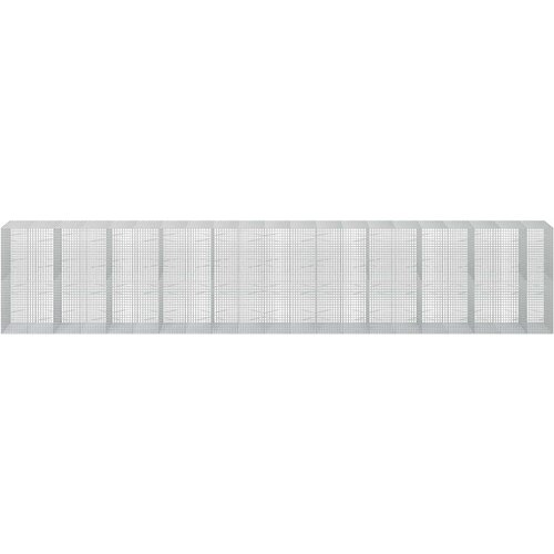  Gabion s 5 mm žicom i mrežom 5x5 cm 1050x100x200 cm Slike