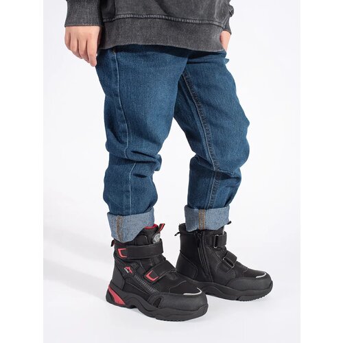 Shelvt Black padded boys' boots Cene
