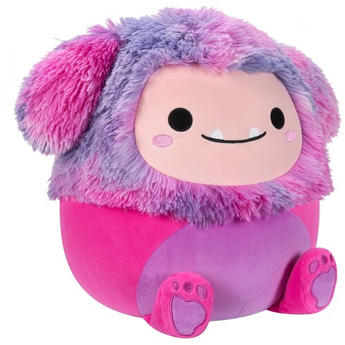 Squishmallows SQU: 30 cm, WOXIE, MAGENTA BIGFOOT S VIŠEBOJNOM DLAKOM, (21605051) Cene
