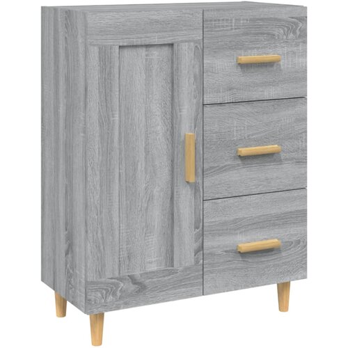 vidaXL Komoda siva sonoma 69,5x34x90 cm konstruiran les, (20654086) Cene