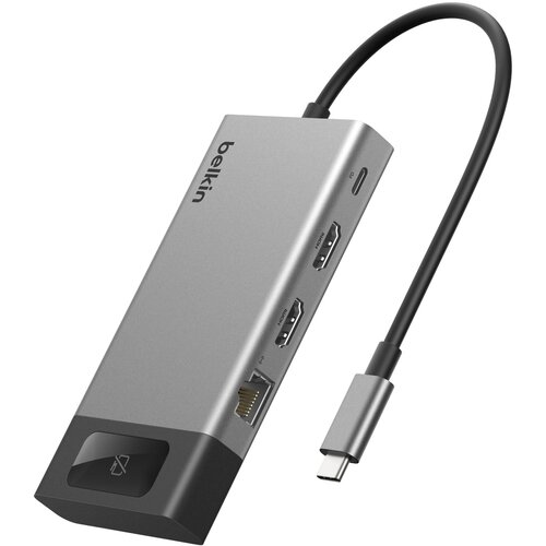 Belkin CONNECT 8-in-1 USB-C Hub for 2 Screens INC027hqSGY Slike