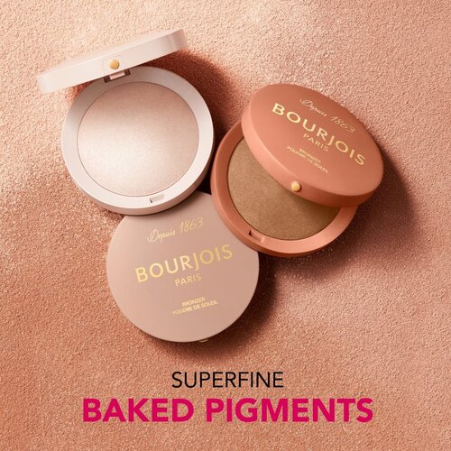 Bourjois Maxi Round Pot Highlighter osvetljevalec odtenek 003 Champagne 7 g Slike