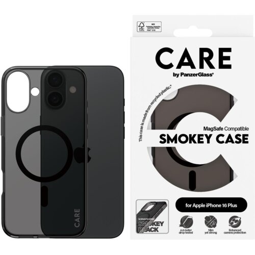 PanzerGlass CARE by PG Smokey w. MagS iPhone16 6.7 maska za mobitel Poklopac Prozirno Slike