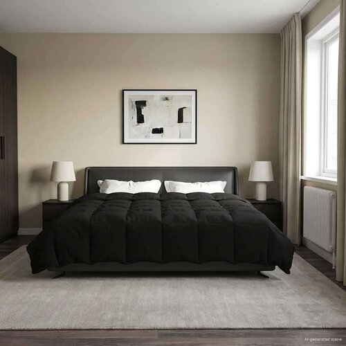  Ljetni pokrivač &Scaron;onerisan Crna 200 x 200 cm Mikrovlakna - Crna 200 x 200 cm Cijene