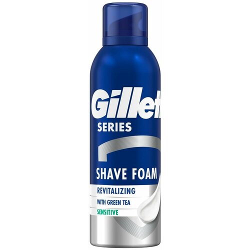 Gillette Series Revitalizing pena za brijanje, 200ml Slike