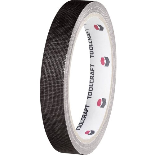 Toolcraft HEB19L10SC plastificirana ljepljiva traka HEB19L10SC crna (D x &amp;Scaron;) 10 m x 19 mm 1 St. Slike