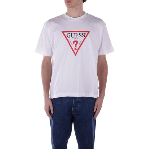 Guess Majice s kratkimi rokavi m4yi45k8fq4big011xs Rdeča Slike