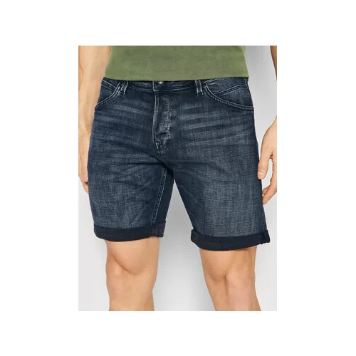 Jack & Jones Jeans kratke hlače Rick Fox 12201630 Mornarsko modra Regular Fit
