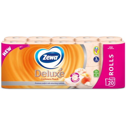 Zewa toalaet papir delux 20/1 breskva Cene