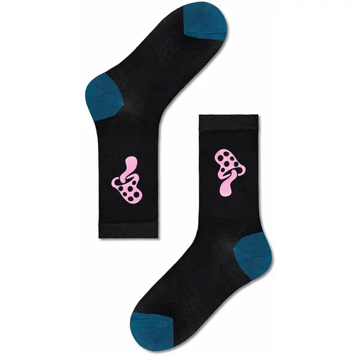 Happy Socks Čarape Caroline Crew Sock za žene, boja: crna