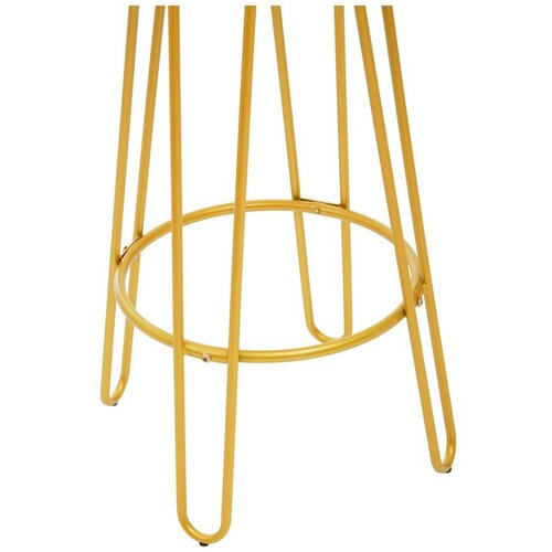 Premier Housewares Barsko stol iz masivnega bresta v zlati barvi/v naravni barvi (vi&amp;scaron;ina sedeža 75 cm) District &amp;ndash; Slike