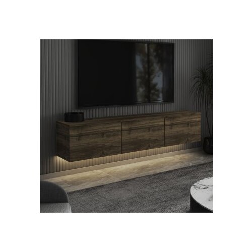 Hanah home TV komoda, neonska, 160x35x32 cm, orah Slike