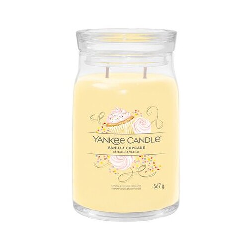 Yankee Candle Vanilla Cupcake mirisna svijeća Signature 567 g Slike