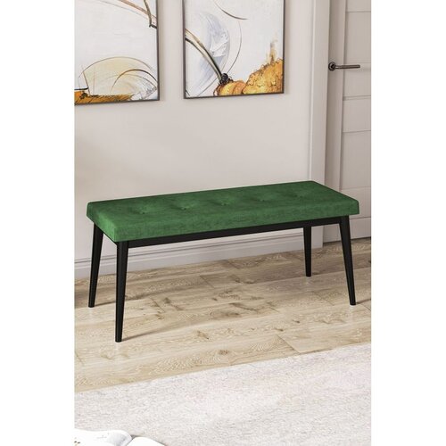 Hanah home klupa Pera Bench, 105 cm, kaki / zelena / crna Cene