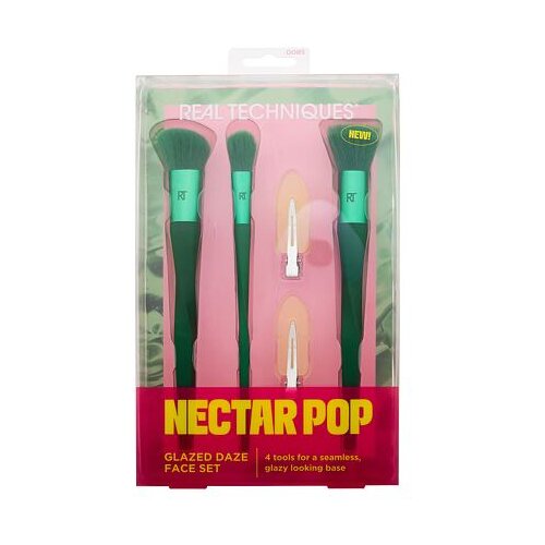 Real Techniques Nectar Pop Glazed Daze Face Set čopič za ličenje 1 kos za ženske Slike