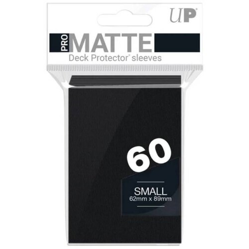 Ultra PRO Pro Matte Desk Protector Sleeves 60 Small Black Slike