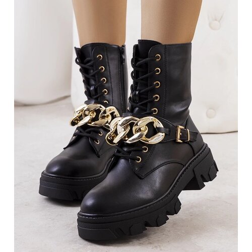 D/CEO Beige insulated boots with chain Harrison Cene